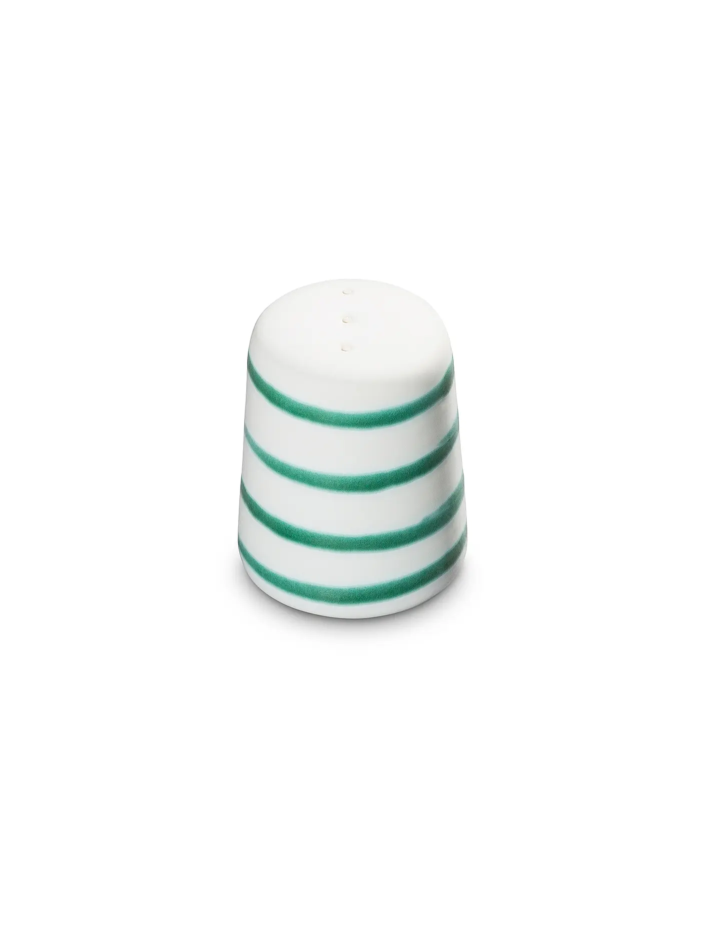 GMUNDNER KERAMIK | Pfefferstreuer GRÜN GELAMMT 7cm | 